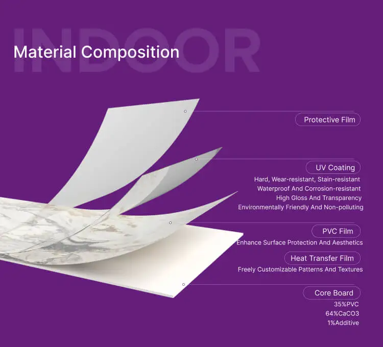 ПВХ мраморный лист